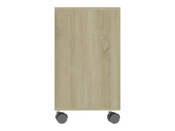 vidaxl Mesa de apoio 70x35x55 cm madeira processada carvalho sonoma^ Mesa De Apoio