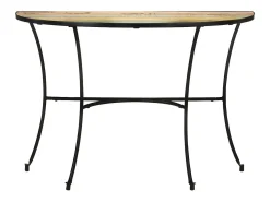 Mesa De Apoio*vidaxl Mesa de apoio 110x40x77 cm madeira recuperada maciça Natural claro