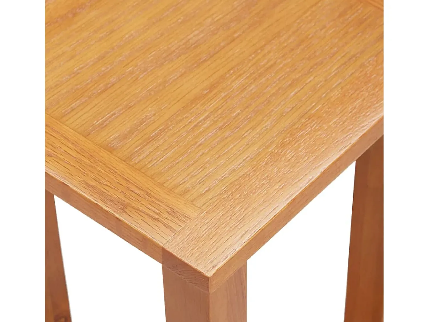 Mesa De Apoio|vidaxl Mesa de apoio 27x24x55 cm madeira de carvalho maciça Natural claro