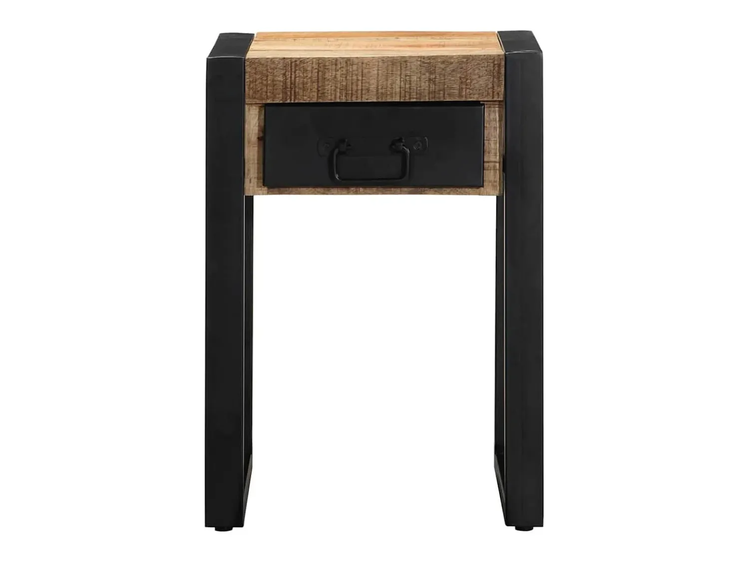 vidaxl Mesa de apoio 35x35x50 cm madeira de mangueira áspera maciça^ Mesa De Apoio