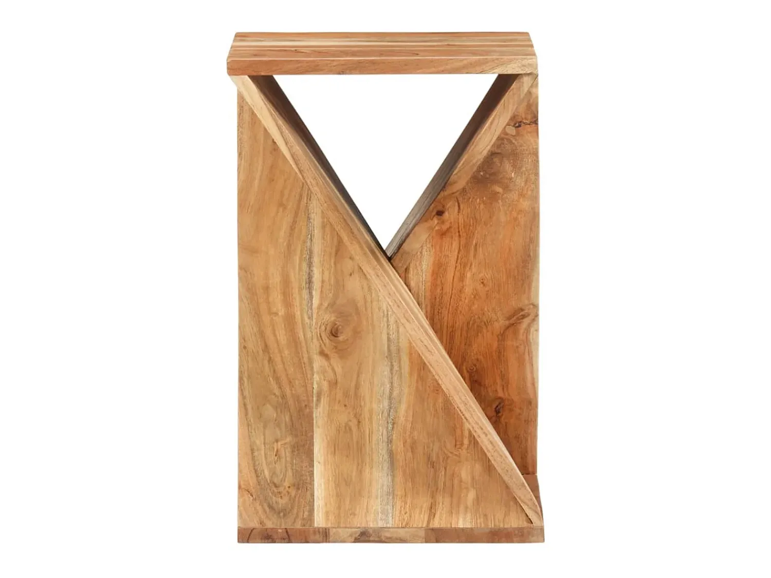 Mesa De Apoio*vidaxl Mesa de apoio 35x35x55 cm madeira de acácia maciça Natural claro