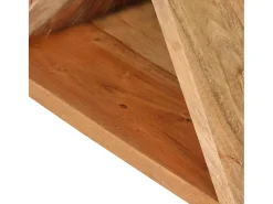 Mesa De Apoio*vidaxl Mesa de apoio 35x35x55 cm madeira de acácia maciça Natural claro