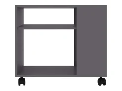 Mesa De Apoio|vidaxl Mesa de apoio 70x35x55 cm madeira processada cinza Cinzento