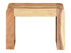 Mesa De Apoio|vidaxl Mesa de apoio 43x40x30 cm madeira de acácia maciça Natural claro