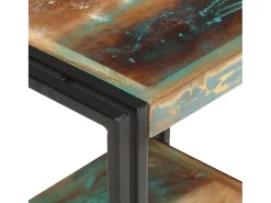 vidaxl Mesa de apoio 40x30x40 cm madeira recuperada maciça^ Mesa De Apoio