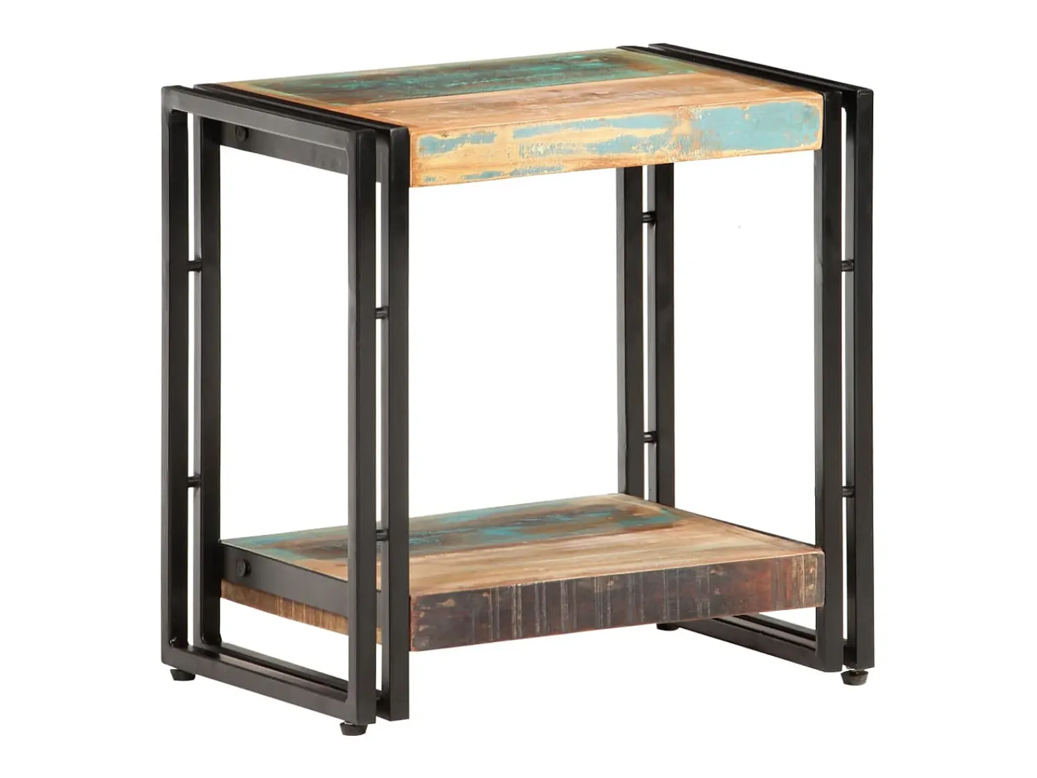 vidaxl Mesa de apoio 40x30x40 cm madeira recuperada maciça^ Mesa De Apoio