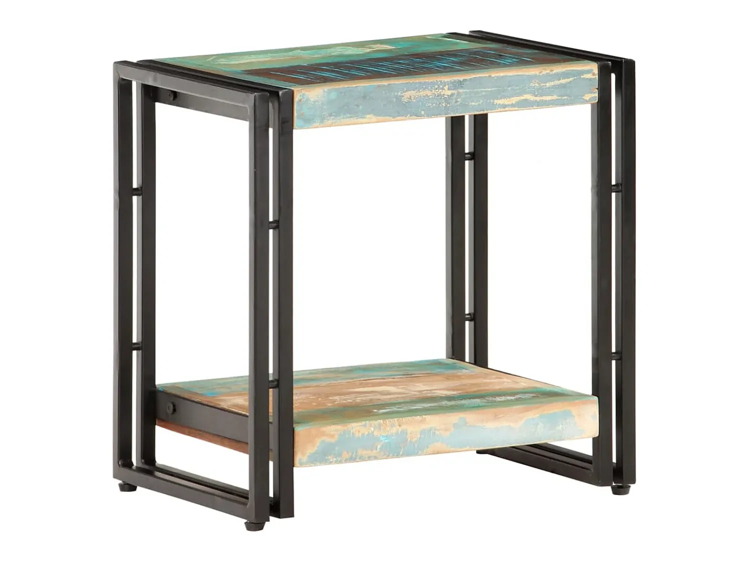 vidaxl Mesa de apoio 40x30x40 cm madeira recuperada maciça^ Mesa De Apoio