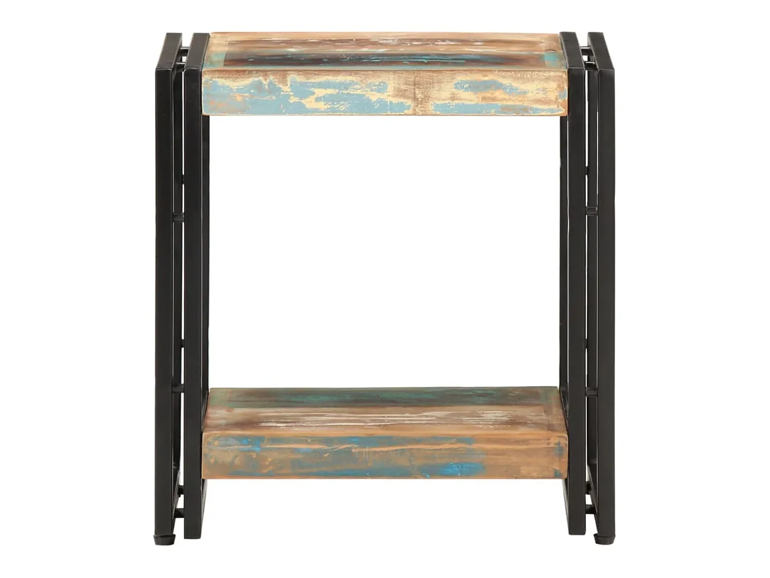 vidaxl Mesa de apoio 40x30x40 cm madeira recuperada maciça^ Mesa De Apoio