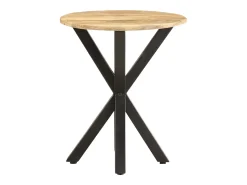 Mesa de apoio 48x48x56 cm madeira de mangueira maciça PT189975^ Mesa De Apoio
