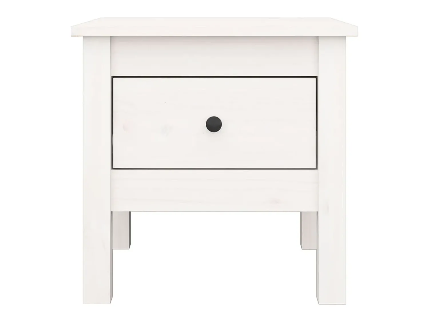 vidaxl Mesa de apoio 40x40x39 cm pinho maciço^ Mesa De Apoio