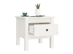 vidaxl Mesa de apoio 40x40x39 cm pinho maciço^ Mesa De Apoio