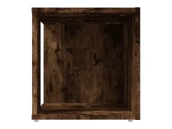 Mesa De Apoio* Mesa de apoio 33x33x34,5cm derivados de madeira carvalho fumado PT289982 Castanho