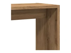 Mesa De Apoio*vidaxl Mesa de apoio 50x26x50cm derivados madeira carvalho artisiano Natural claro