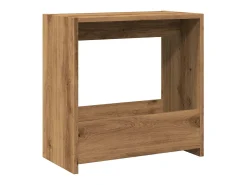 Mesa De Apoio*vidaxl Mesa de apoio 50x26x50cm derivados madeira carvalho artisiano Natural claro