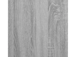 Discount vidaxl Mesa de apoio 33x33x34,5cm derivados de madeira sonoma Cinzento