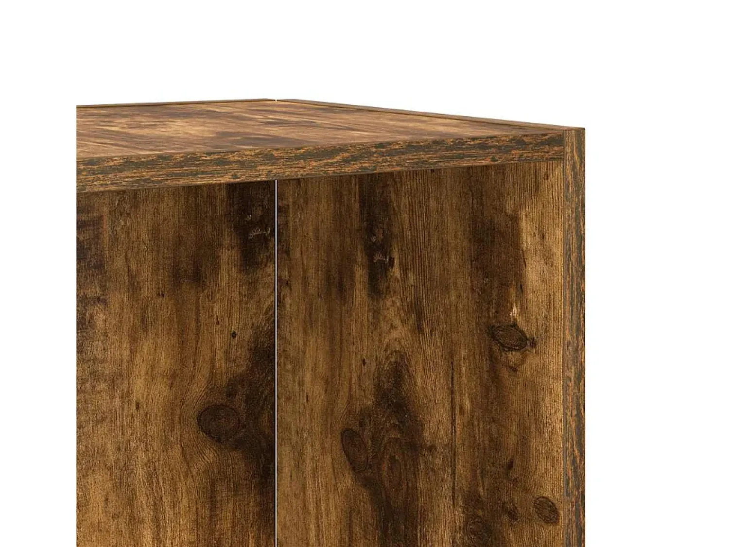 Mesa De Apoio*vidaxl Mesa de apoio 33x33x34,5cm derivados de madeira carvalho fumado Natural claro