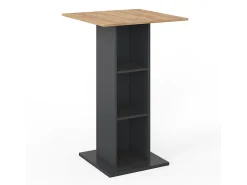 Vicco Mesa de bar antracite 70x70x109 rodeo^ Móvel De Bar
