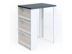 New Vicco Mesa de bar antracite/branco 57x80x106 Cinza antracite