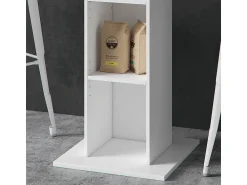 Móvel De Bar*Vicco Mesa de bar betão 70x70x109 rodeo Cinzento claro