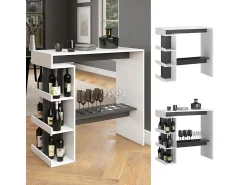 Vicco Mesa de bar 108x50x103 dana^ Móvel De Bar