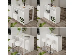 Vicco Mesa de bar 116x37x90.5 dominic^ Móvel De Bar