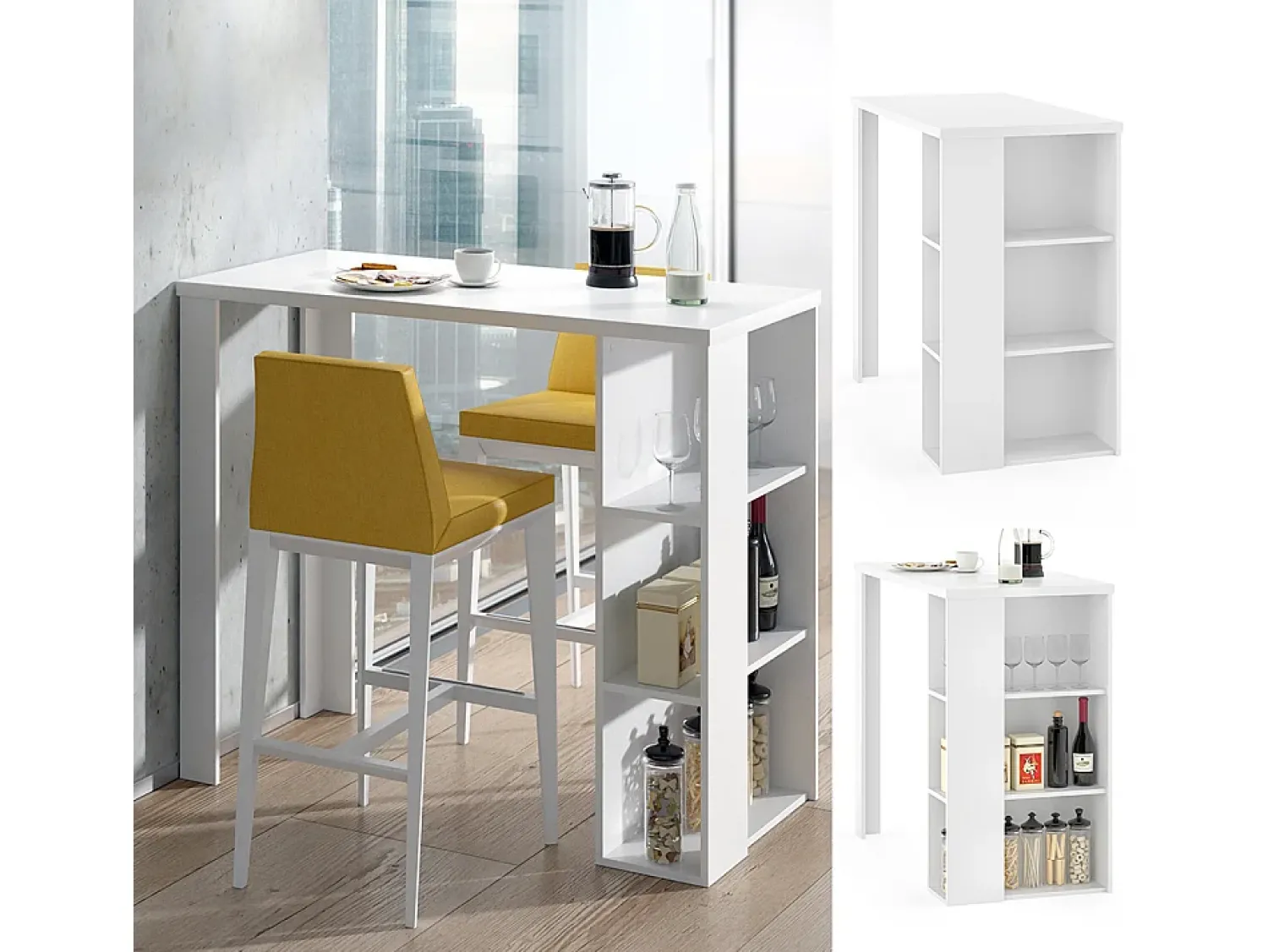 Vicco Mesa de bar 120x60x105.6 noel^ Móvel De Bar