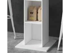 Móvel De Bar|Vicco Mesa de bar 70x70x109 rodeo Branco