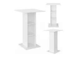 Móvel De Bar|Vicco Mesa de bar 70x70x109 rodeo Branco