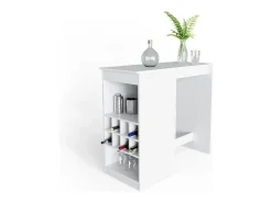 Móvel De Bar|Vicco Mesa de bar 115x50x104.6 ross Branco