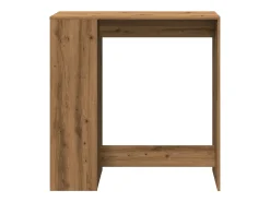 Móvel De Bar|vidaxl Mesa de bar c/ prateleiras derivados madeira carvalho artisiano Natural claro