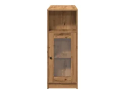 Móvel De Bar|vidaxl Mesa de bar c/ prateleiras derivados madeira carvalho artisiano Natural claro