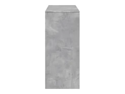 vidaxl Mesa de bar c/ prateleiras derivados de madeira cinza cimento^ Móvel De Bar