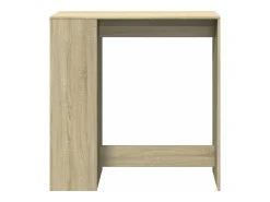 Móvel De Bar|vidaxl Mesa de bar c/ prateleiras derivados de madeira carvalho sonoma Natural claro
