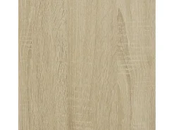 Móvel De Bar*vidaxl Mesa de bar c/ prateleiras derivados de madeira carvalho sonoma Natural claro
