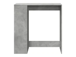 Móvel De Bar*vidaxl Mesa de bar c/ prateleiras derivados de madeira cinza cimento Cinzento