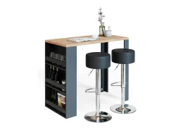 Vicco Mesa de bar carvalho 57x117x106^ Móvel De Bar