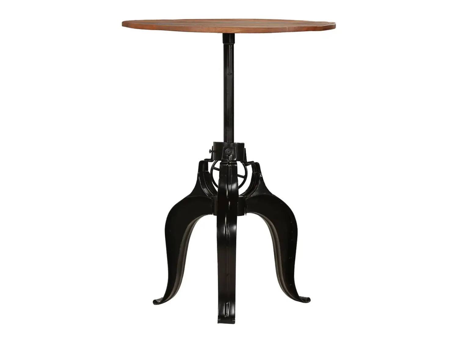 Mesa de bar em madeira recuperada maciça 75x(76-110) cm PT310334^ Móvel De Bar