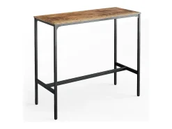 Móvel De Bar|Vicco Mesa de bar madeira antiga 120x50x105 fyrk Castanho