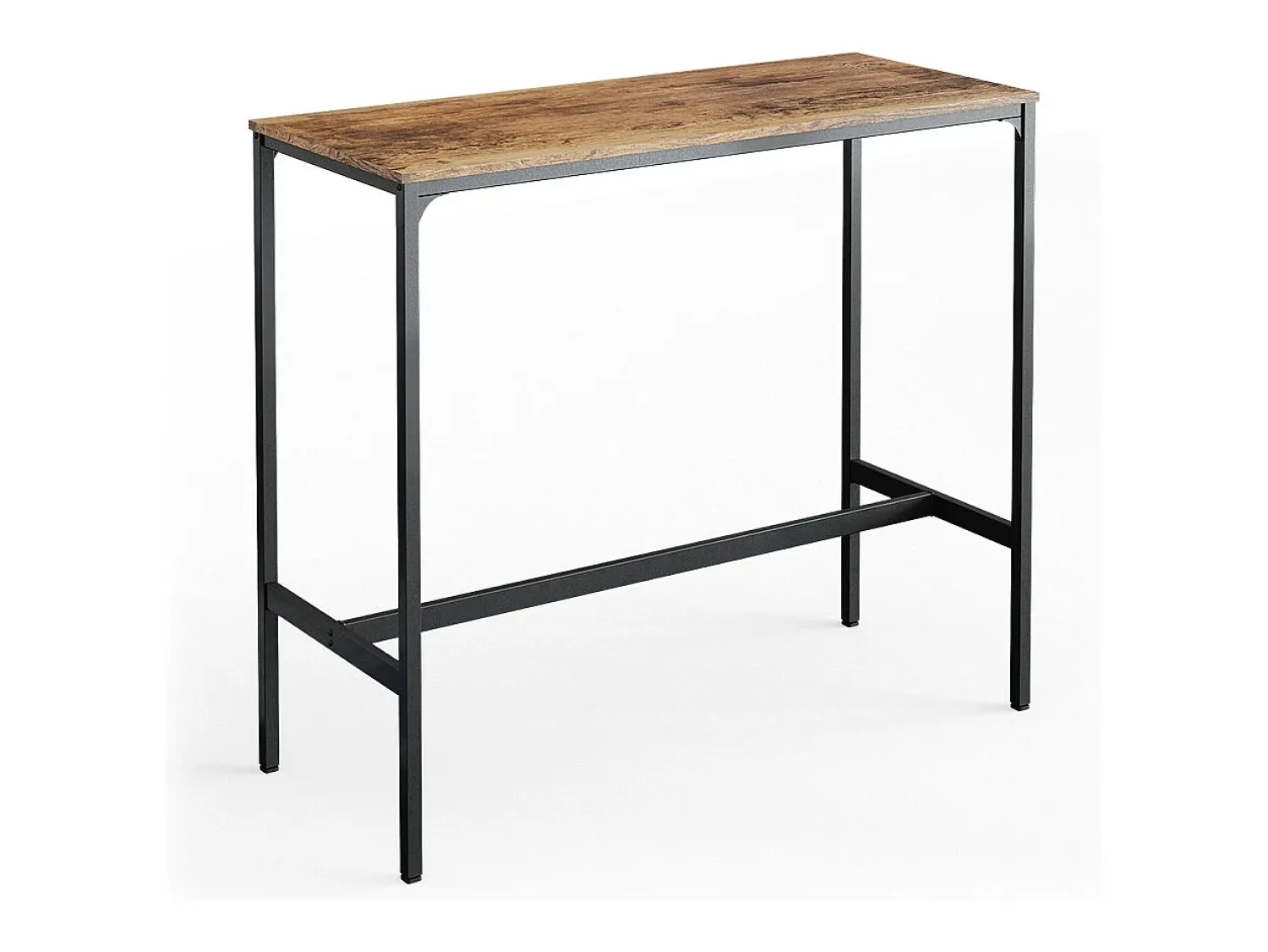 Móvel De Bar|Vicco Mesa de bar madeira antiga 120x50x105 fyrk Castanho