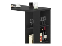 Clearance Vicco Mesa de bar 120x60x105.6 noel Preto