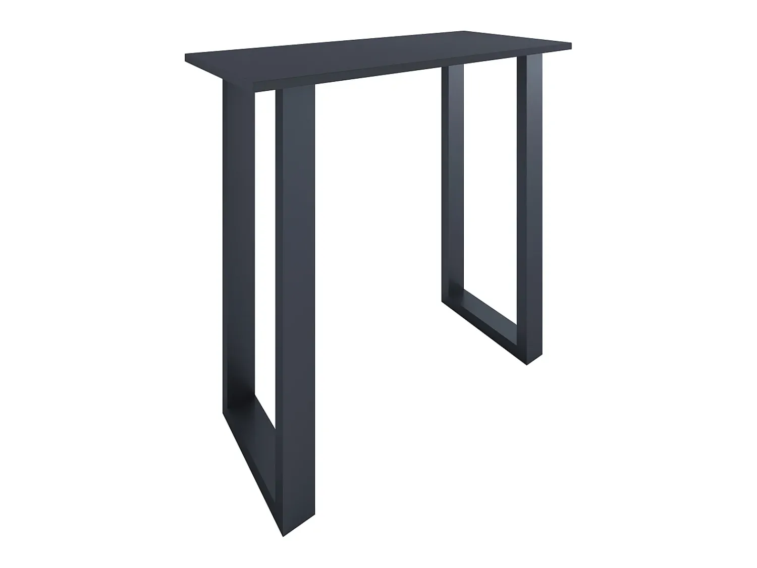 Móvel De Bar*VCM Mesa de bar | Tresen | Mesa em pé | Mesa alta | Mesa de mesa com rolamentos - Xona 110x50 cm (Preto / Antracite) Multicor