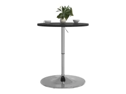 Mesa de bar 60x60x90 cm derivados de madeira/aço cromado PT924526^ Móvel De Bar