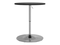 Mesa de bar 60x60x90 cm derivados de madeira/aço cromado PT924526^ Móvel De Bar