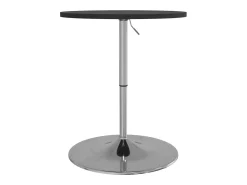 Mesa de bar 60x60x90 cm derivados de madeira/aço cromado PT924526^ Móvel De Bar