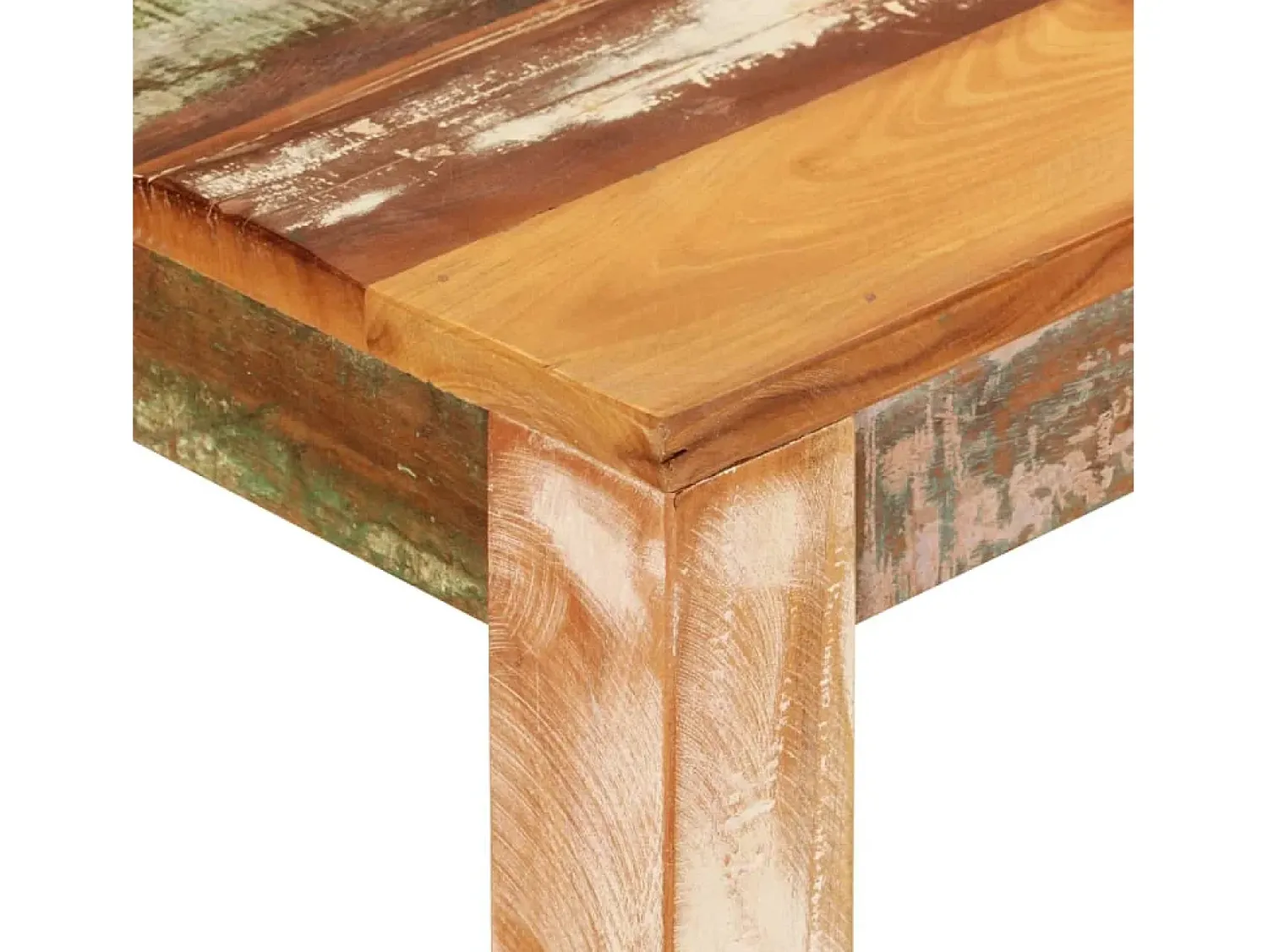 Mesa De Apoio*vidaxl Mesa de bar 112x55x108 cm madeira recuperada maciça Multicor