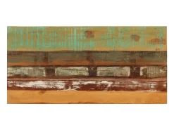 Mesa De Apoio*vidaxl Mesa de bar 112x55x108 cm madeira recuperada maciça Multicor
