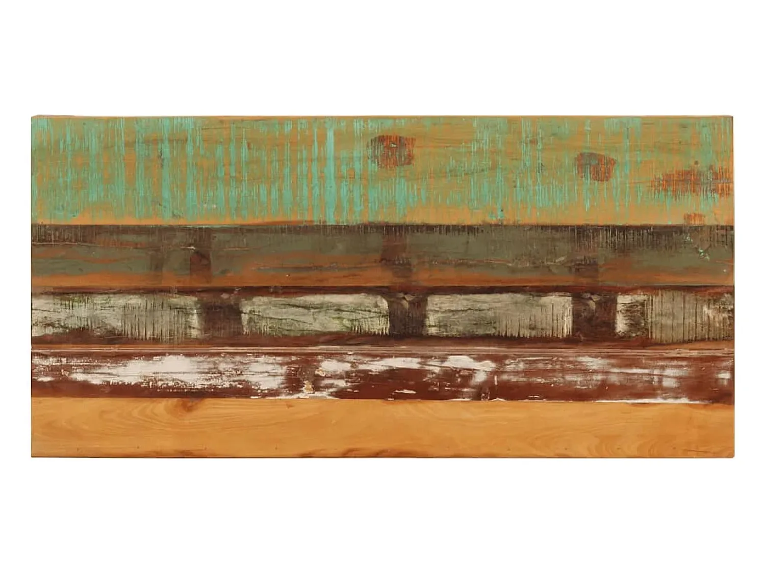 Mesa De Apoio*vidaxl Mesa de bar 112x55x108 cm madeira recuperada maciça Multicor