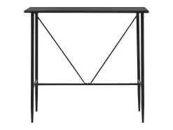 Outlet Mesa de bar 120x60x110 cm MDF PT532622 Preto
