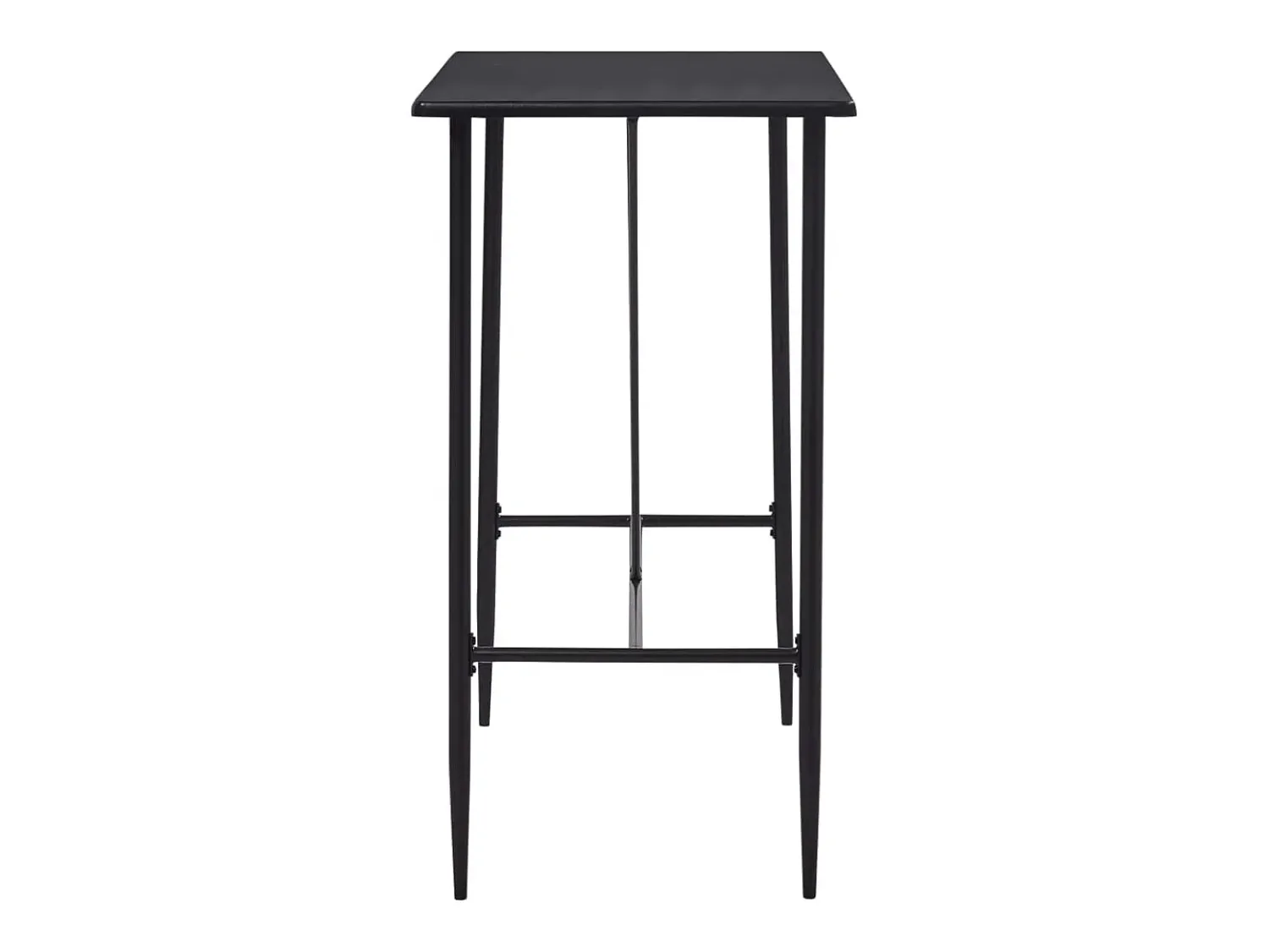 Outlet Mesa de bar 120x60x110 cm MDF PT532622 Preto