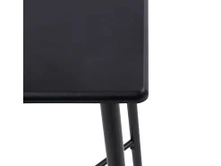Móvel De Bar* Mesa de bar 60x60x111 cm MDF PT665778 Preto